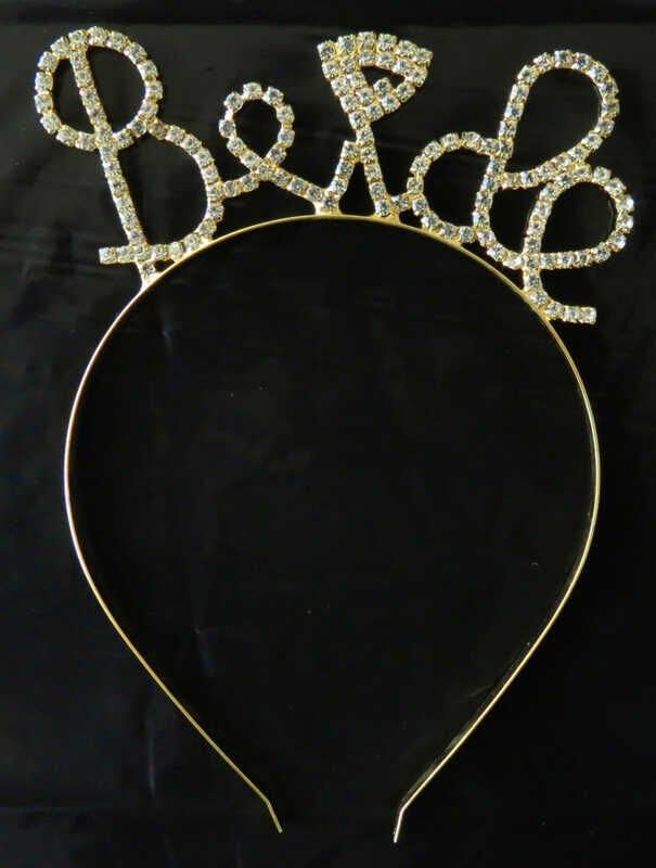 TAÇ METAL TAŞLI BRIDE PIRLANTALI ALTIN PK:1 KL:250