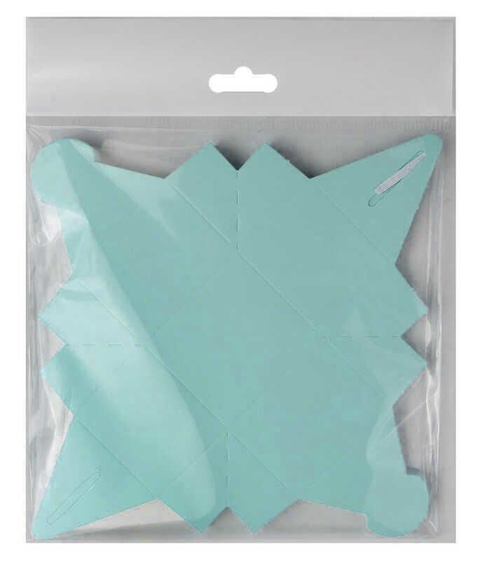 25 Lİ LOKUMLUK KARTON KUTU MAKARON SU YEŞİLİ