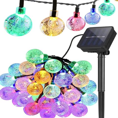 7 mt 50 Led RGB Solar