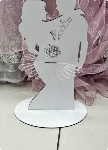 Ahşap Gelin Damat Peçetelik