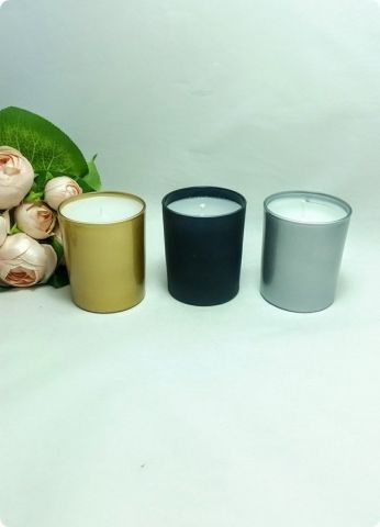 3 Lü İçi Mumlu Büyük Boy Harfli Cam Bardak 180 cc
