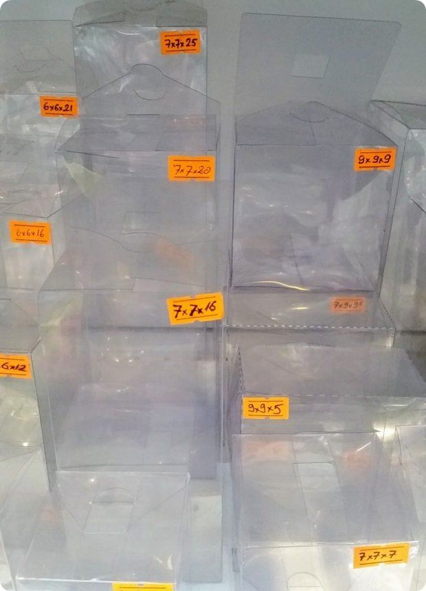 50 Li ( 15x?x? Cm/h ) Full Şeffaf Asetat Kutu