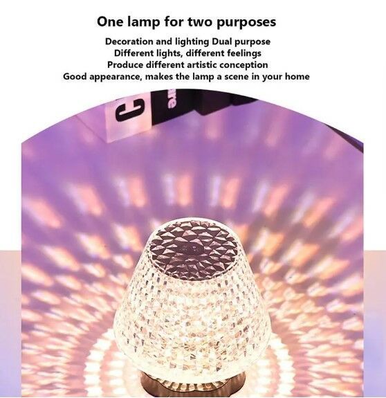 Elmas Led Masa Lambası