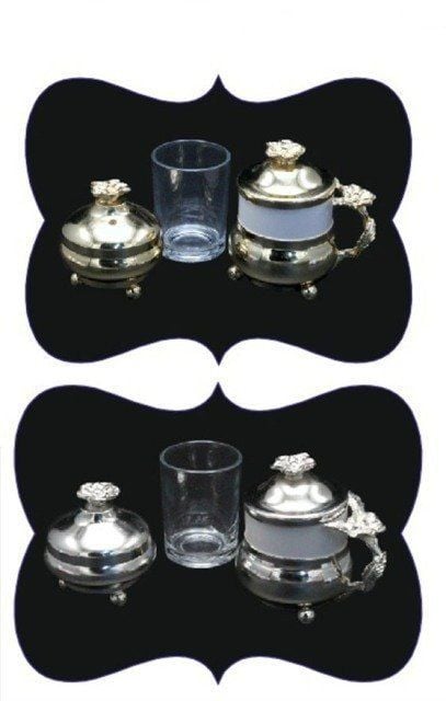 3 lü Set Lüks Fincan, Bardak Lokumluk Takımı