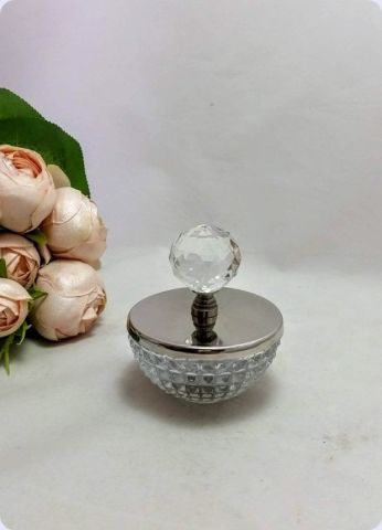 20 Adet Pvc Kristal Tepelikli Kristalize Cam Kase Lokumluk,Çerezlik