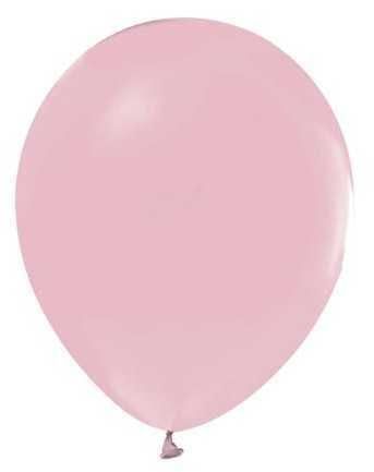 BALON DÜZ PASTEL(MAKARON) 12 İNC PEMBE  PK:100