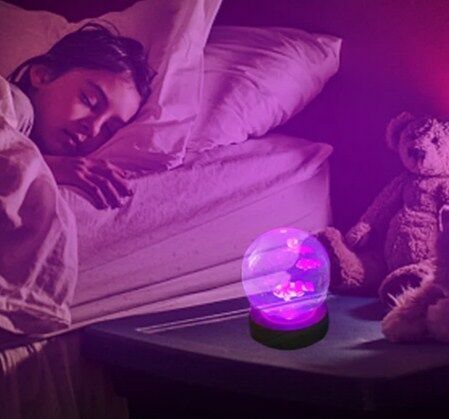 Dekoratif FROZEN Tasarımlı Ahşap altlıklı Işıklı Cam Küre Büyük Boy