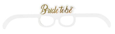 8 Lİ GÖZLÜK MASKE VARAKLI BRIDE TO BE ALTIN