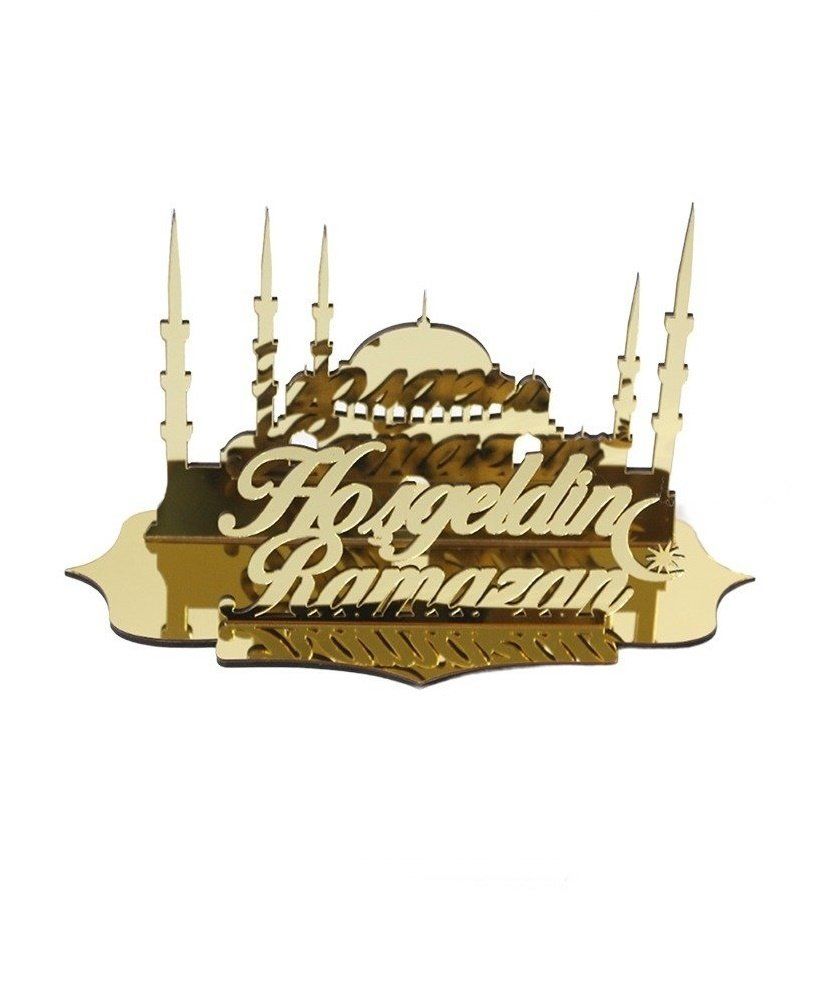 Pleksi Hoşgeldin Ramazan Peçetelik