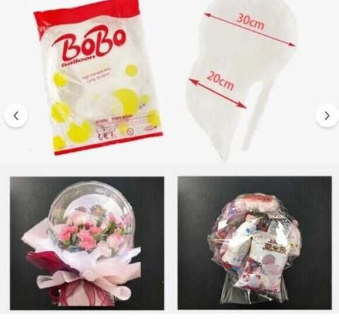 BALON ŞEFFAF (BOBO) ÇİFT AĞIZLI 30 İNC PK:1