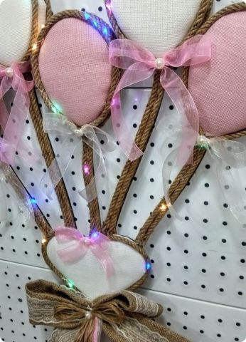 Led ışıklı balonlu kapı süsü