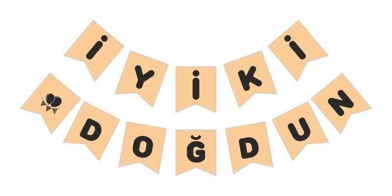 FLAMA İYİKİ DOĞDUN MAKARON SOMON PK:1