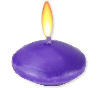 20 Lİ MUM TEALIGHT YÜZEN MUM MOR