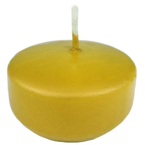 9 LU MUM TEALIGHT YÜZEN MUM ALTIN