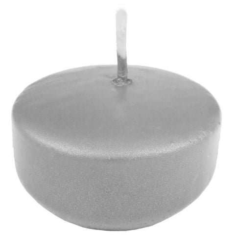9 LU MUM TEALIGHT YÜZEN MUM GÜMÜŞ