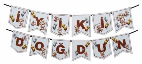 FLAMA İYİKİ DOĞDUN RETRO AYICIK PK:1 KL:300
