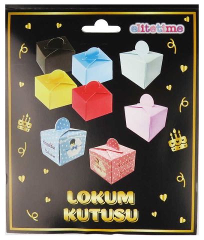 25 Lİ LOKUMLUK KARTON KUTU KUĞU