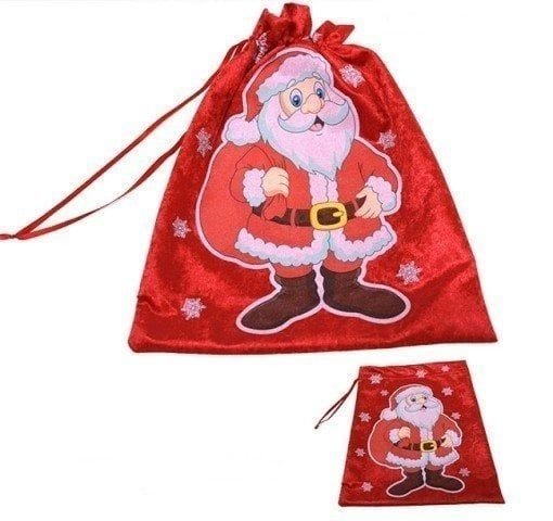 Yılbaşı Noel Baba Çuvalı & Kesesi (40*30cm)