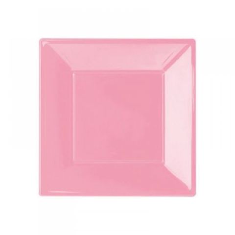 8 Li Kare Plastik Tabak 23 cm