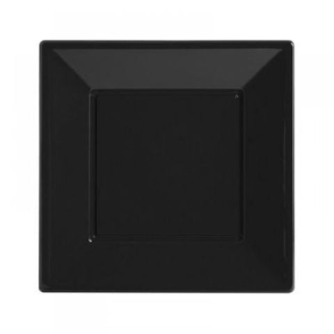 8 Li Kare Plastik Tabak 23 cm