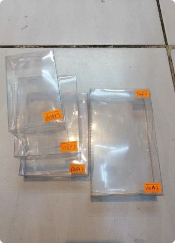 50'Li ( ? x ? x 3 Cm/h ) Özel Boyutlar Katlanmamış Full Asetat Kutu