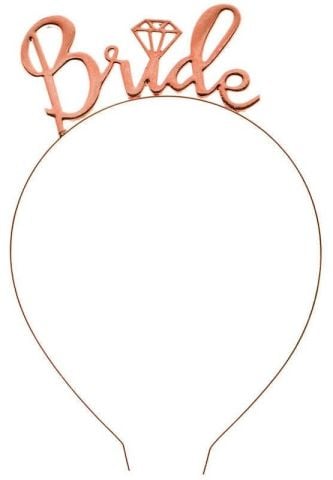TAÇ BRIDE PIRLANTALI METAL ROSE GOLD