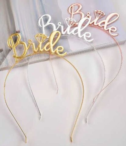 TAÇ BRIDE PIRLANTALI METAL GÜMÜŞ