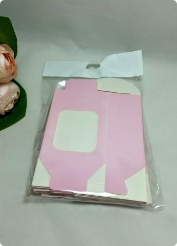 20 li Pencereli Karton Mini Çerez Çanta/Kutu