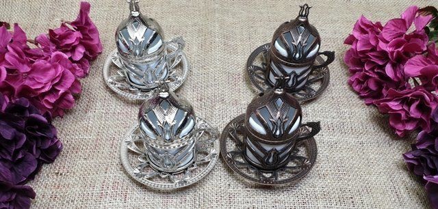 2 Li Metal Fincan takımı
