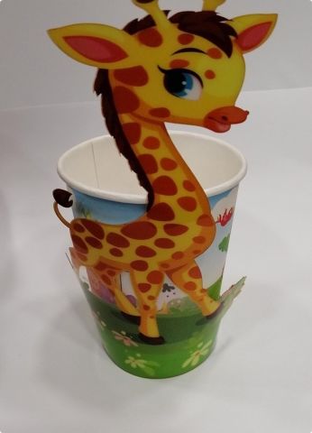 4 lü Pvc Safari Konseptli Ayakta Figürler