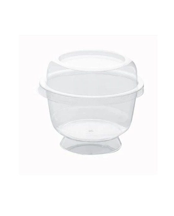 25 li Ayaklı Kapaklı Pvc Kase 200 ML