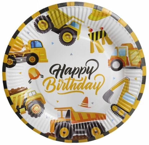 TABAK İNŞAAT HAPPY BIRHDAY 23 CM PK:8 KL:300