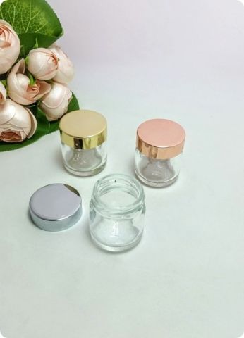 Renkli Pvc Kapaklı Cam Kavanoz 20 Li
