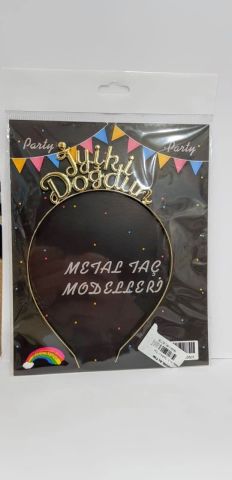 Metal İyi ki Doğdun Taç