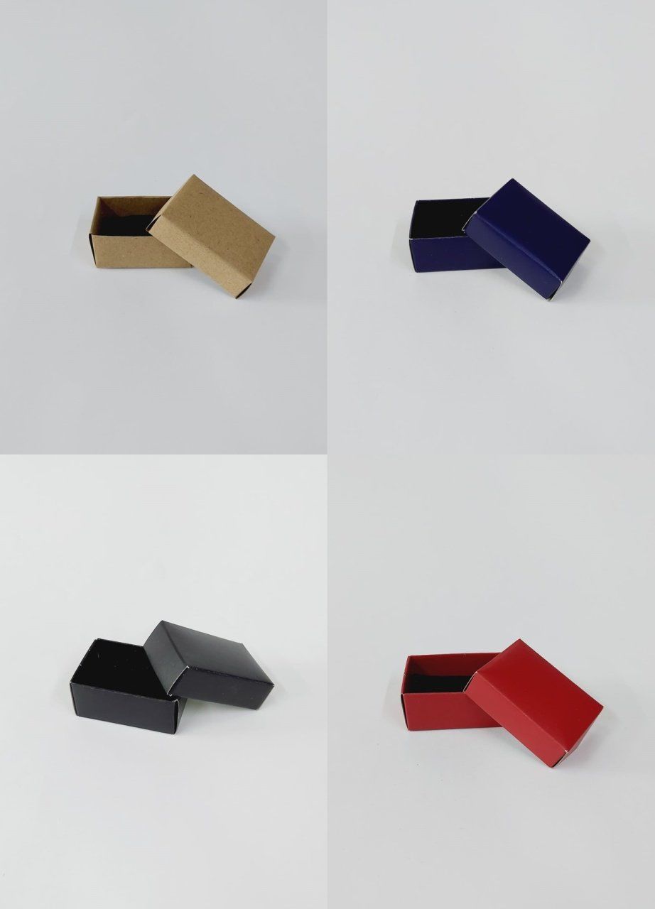 30 Lu (6x4x3 Cm) Süngerli Karton Takı Kutuları