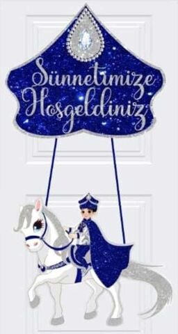 SÜNNET SÜSÜ ATLI SÜNNETİME HOŞGELDİNİZ GÜMÜŞ PK:1