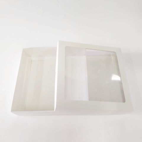 20x20x5 cm Asetat Pencereli Karton Kutu
