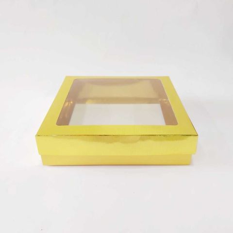20x20x5 cm Asetat Pencereli Karton Kutu
