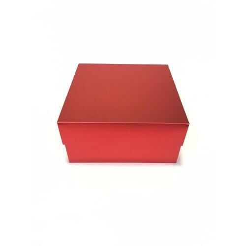 Komple Karton Yılbaşı Hediye Kutusu (20x20x10)