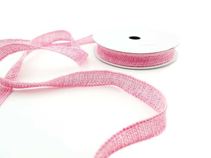 1,5 CM KURDELA JÜT KANAVİÇE PEMBE 10 MT