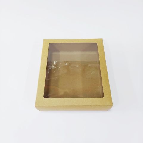 23x20x6 cm Asetat Pencereli Karton Kutu