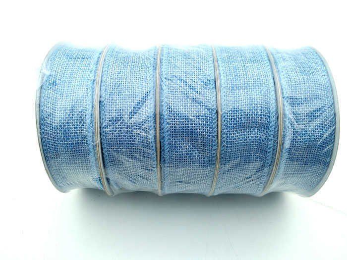 1,5 CM KURDELA JÜT KANAVİÇE MAVİ 10 MT