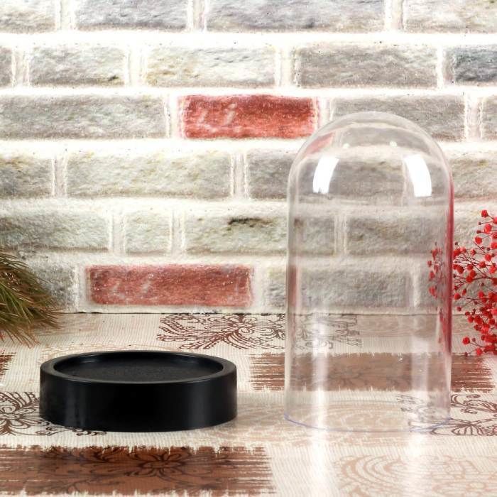 18x10 Cm Büyük Boş Pvc Ters Fanus