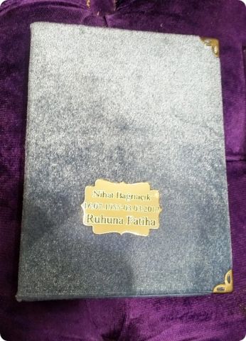 Pleksi Ayna Nikah Bebek Şekeri Yasin Üzeri İsimlik
