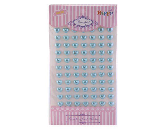 İNCİ KALP STİCKER MAVİ pk770