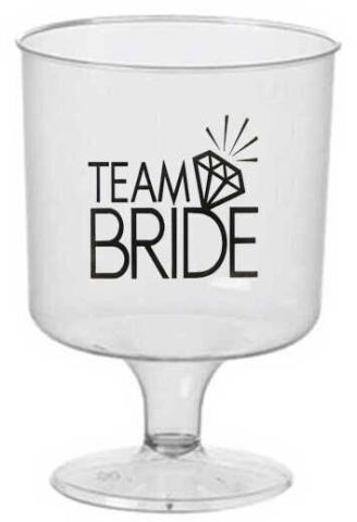 KADEH AKRİLİK 180 CC ŞEFFAF BRIDE TO BE PK:6