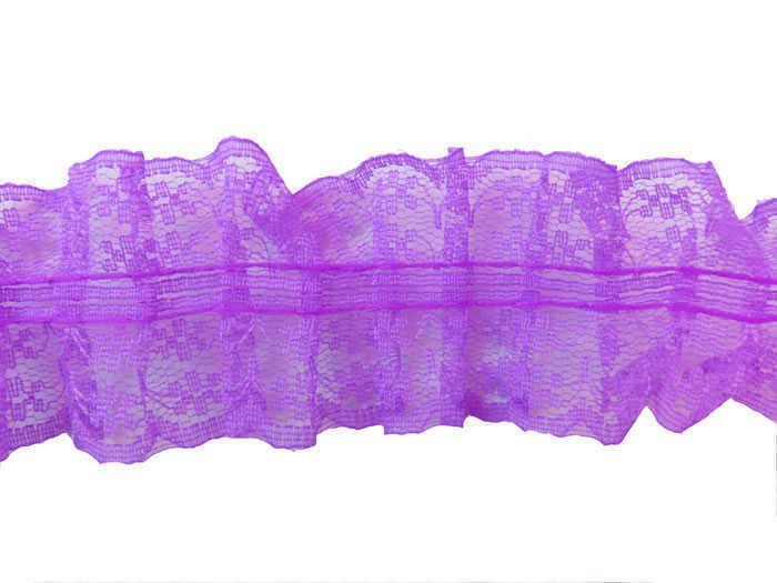 KURDELA DANTELLİ LİLA 4.2cm
