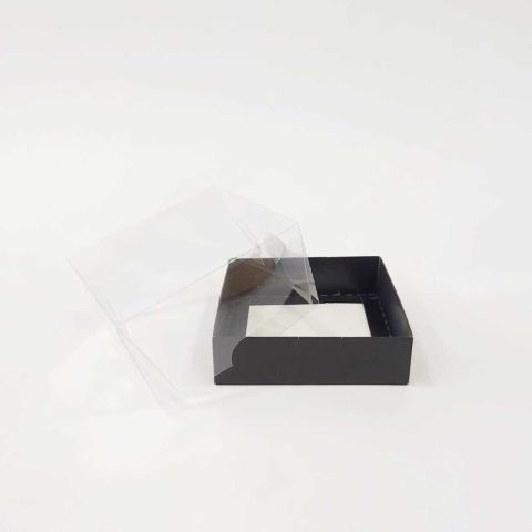 10x10x5 Cm Altı Karton Üstü Asetat Kutu 20 li