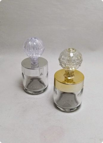 20 li Mumlu Pvc Kristal Tepelikli Cam Kavanoz