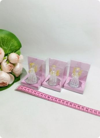 Cam Melek Altın Simli  (Pembe Asetat Kutulu)